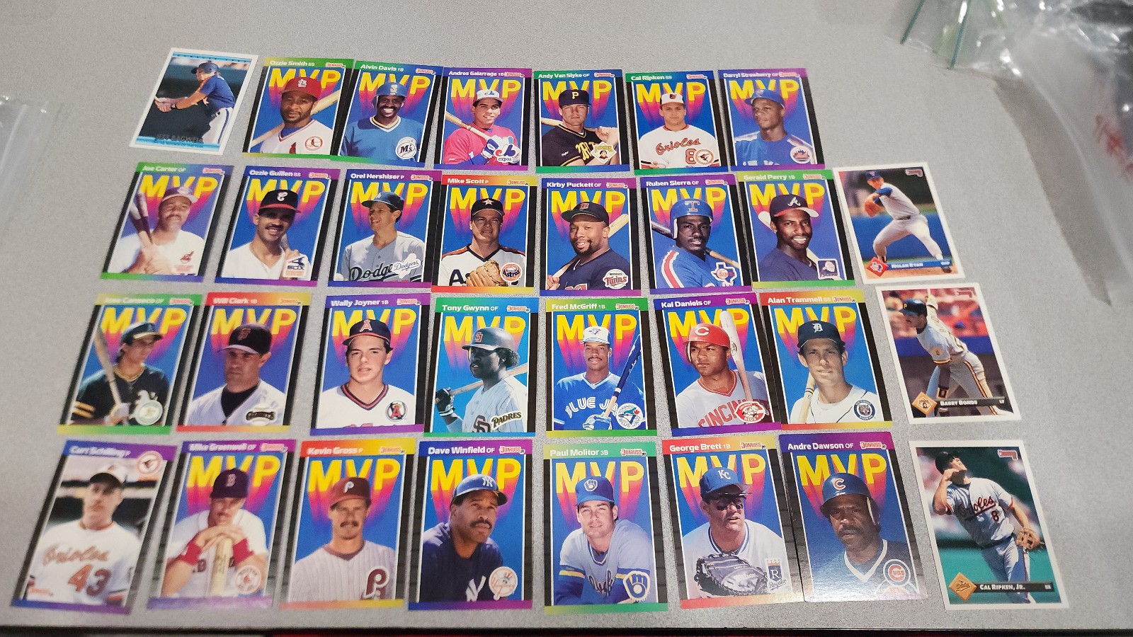Lot of Donruss Baseball Cards
