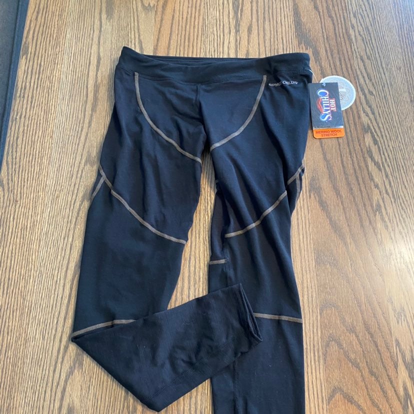 Hot Chillys merino leggings .size meidum
