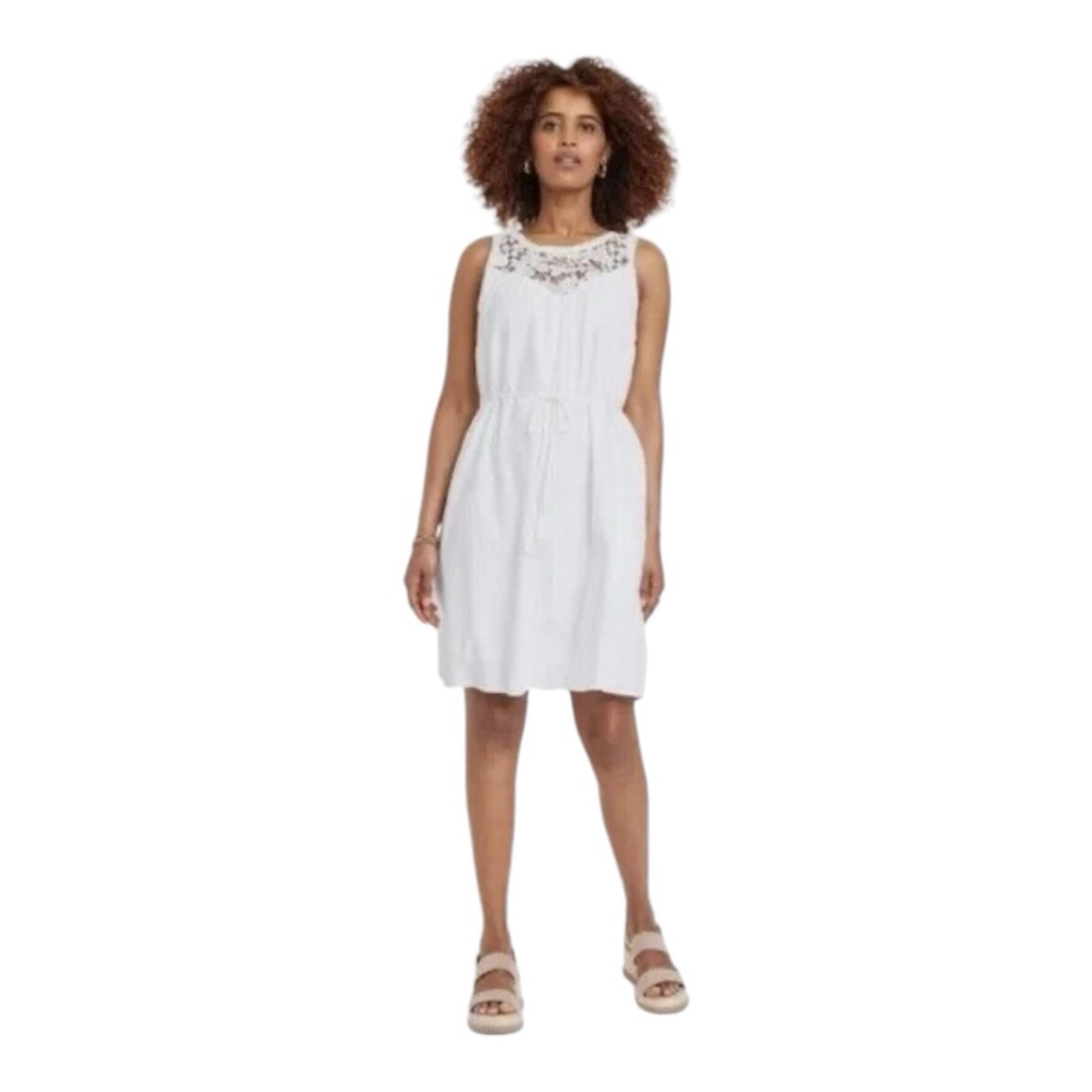 NWT-KNOX ROSE-WHITE BOHO DRESS-SIZE SMALL Beautiful white boho dress, eyelet nec