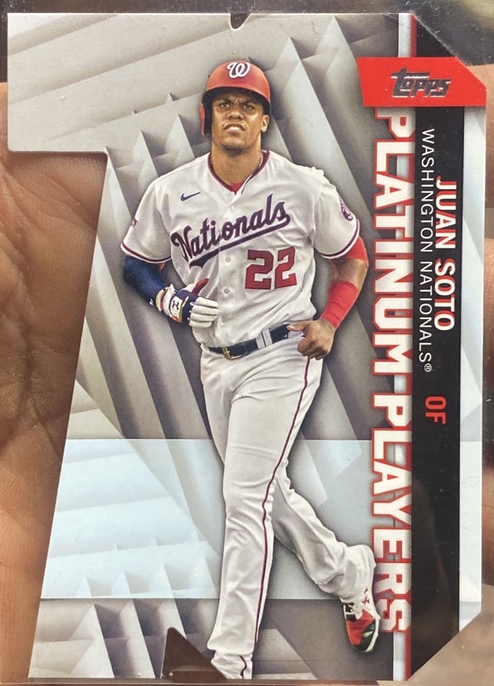 Juan Soto Platinum Players Die Cut