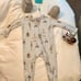 Posh Peanut Charlie zip footie NB