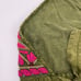 Free People | Green Magenta Pink South Coast Embroidered Halter Boho Crop Top M
