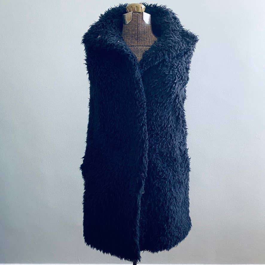 Aunimeifly Womens Loose Solid Pocket Sleeveless Plush Cardigan Faux Fur Fluffly Vintage Shaggy Vest Jacket Long Coat Aunimeifly Womens Loose Solid Pocket Sleeveless Plush Cardigan Faux Fur Fluffly Vintage Shaggy Vest Jacket Long Coat
