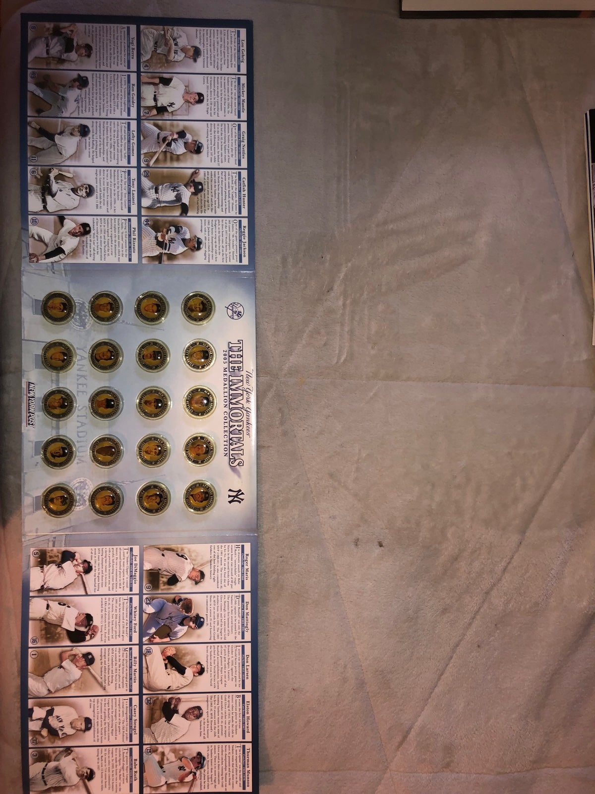 New York Yankee medallion collection