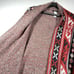 I Jeans By Buffalo Women's Open Front Cardigan Sweater M Red White Aztec Western