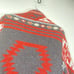 I Jeans By Buffalo Women's Open Front Cardigan Sweater M Red White Aztec Western