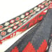 I Jeans By Buffalo Women's Open Front Cardigan Sweater M Red White Aztec Western