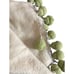 Berber Looms Size 64x40 Moroccan Pom Pom Blanket Cream Green