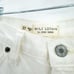 Nili Lotan Boyfriend Bermuda Shorts in Cream Wash Raw Hem Size 27 NWT