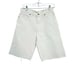 Nili Lotan Boyfriend Bermuda Shorts in Cream Wash Raw Hem Size 27 NWT