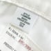Nili Lotan Boyfriend Bermuda Shorts in Cream Wash Raw Hem Size 27 NWT