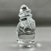 Baccarat France Crystal Santa With Present Paperweight Christmas Signed Great