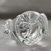 Baccarat France Crystal Santa With Present Paperweight Christmas Signed Great