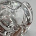 Baccarat France Crystal Santa With Present Paperweight Christmas Signed Great