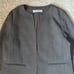 Excellent Condition Natural Beauty Basic Sharkskin Suit Pantsuit