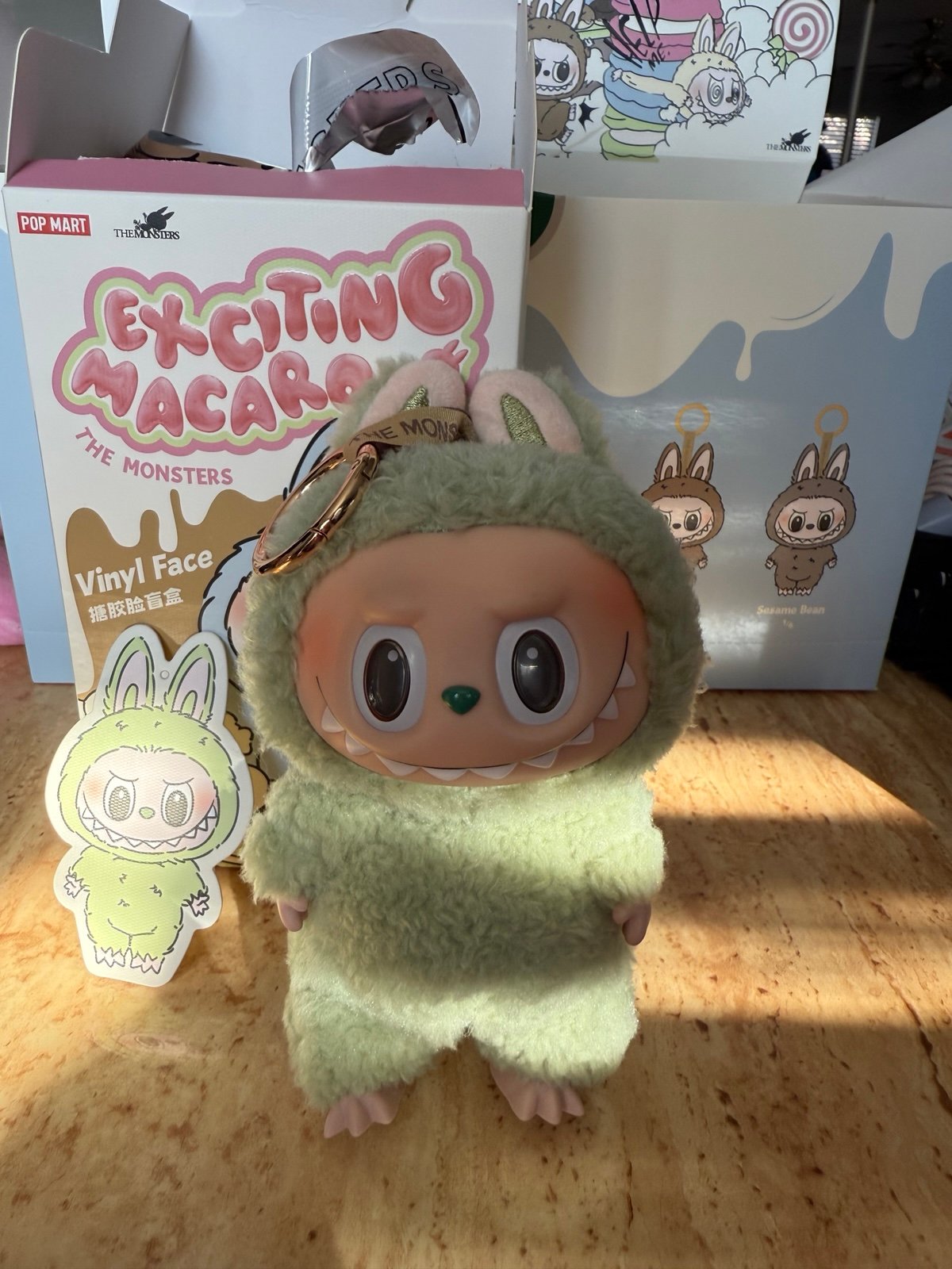 GREEN GRAPE LABUBU MACARON VINYL PLUSH POPMART