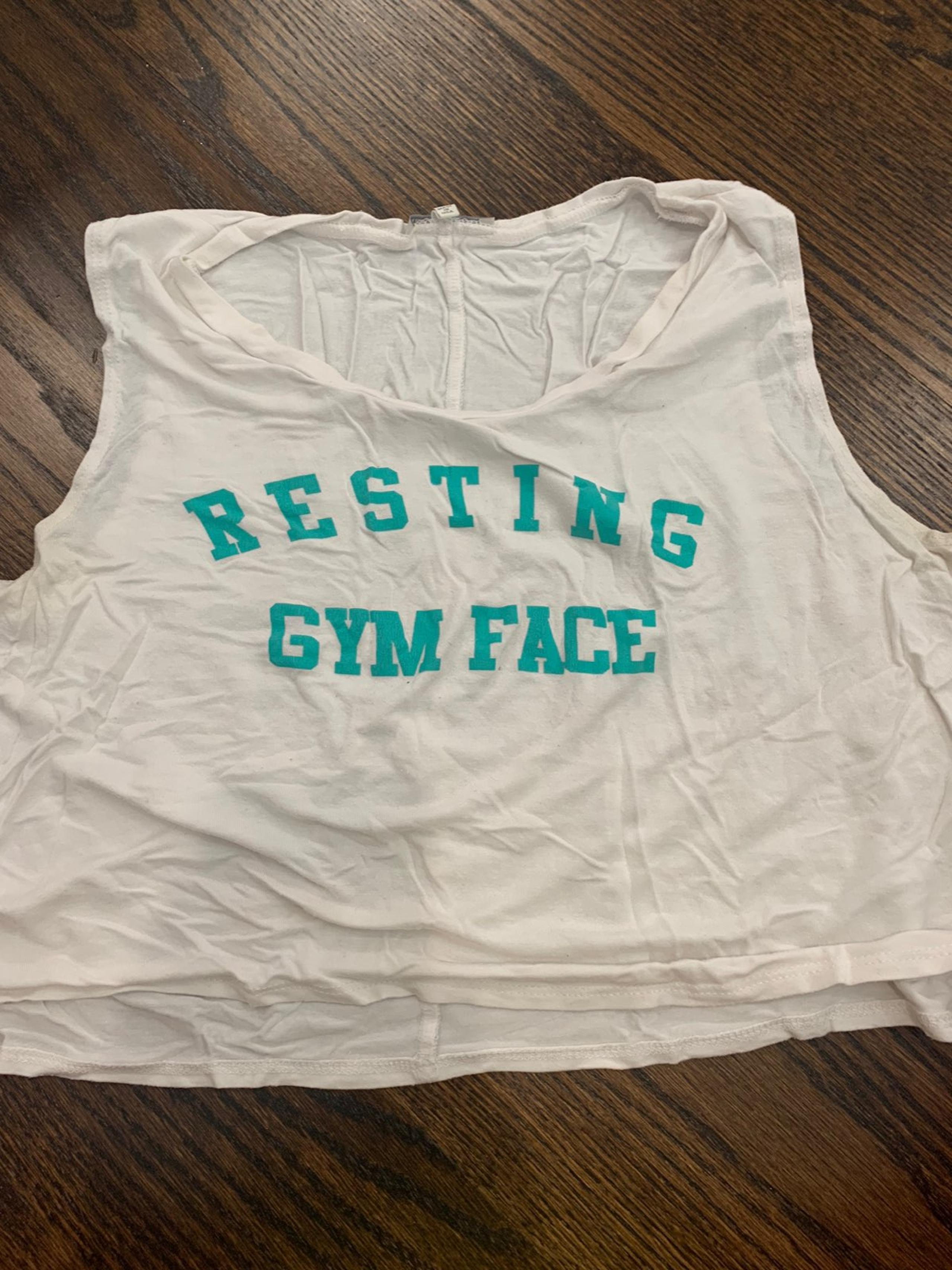 Resting Gym Face Tank Top
