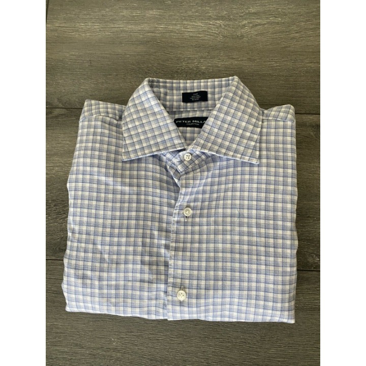 Peter Millar Collection Havana Cotton Sport Shirt Size S