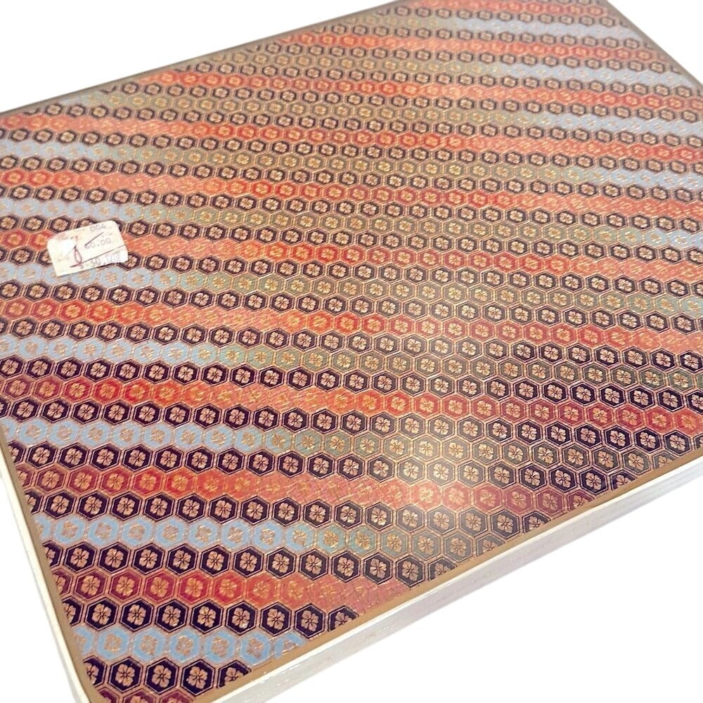 Fitz & Floyd Vintage Placemats Sealed Set of 4 In Original Box 15 x12 Blue NWT
