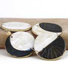 Moon Phase Wall Decor, Ceramic Moon Decor