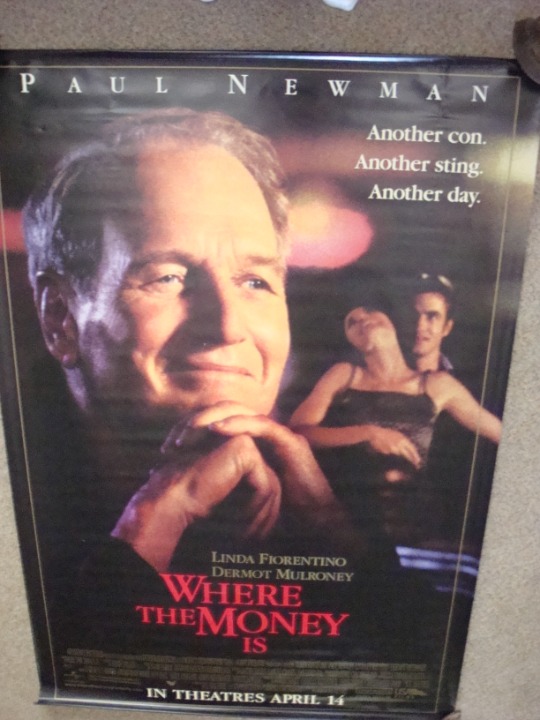WHERE THE MONEY IS - MOVIE BANNER - STARRING PAUL NEWMAN