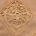 Antique Linen Table Runner Piano Scarf Ornate Filet Lace Embellishments Tassels
