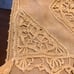 Antique Linen Table Runner Piano Scarf Ornate Filet Lace Embellishments Tassels