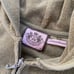 Y2K Juicy Couture Olive Green Terry Zip up Hoodie