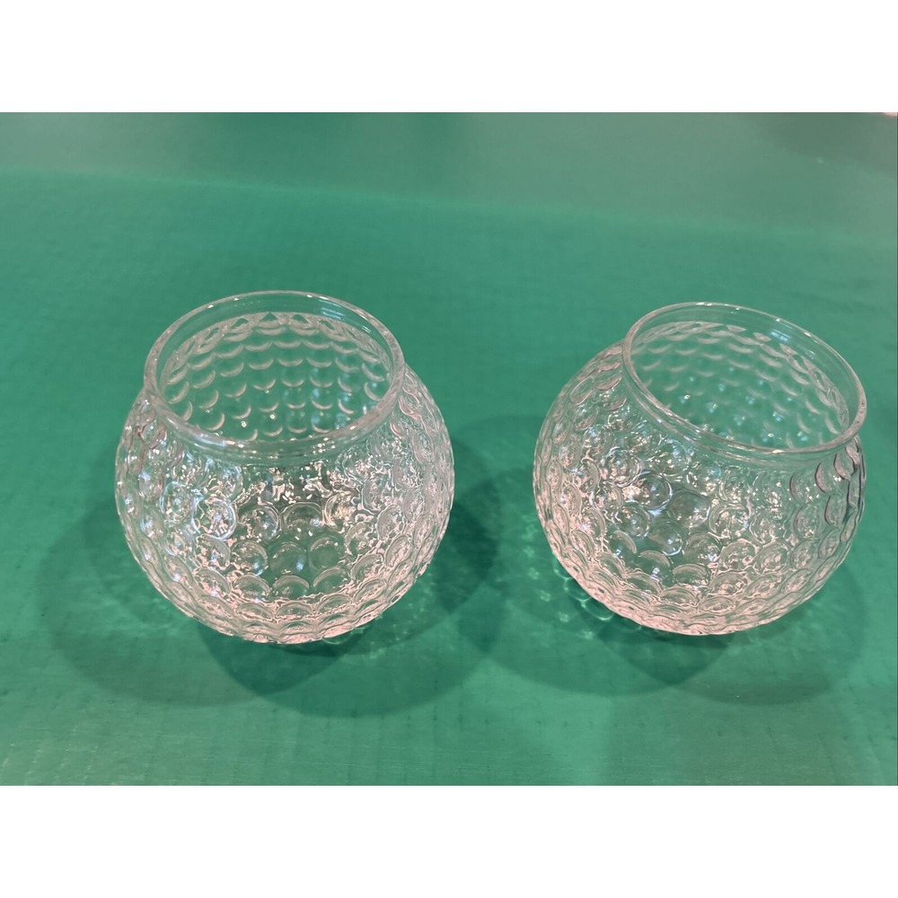 Golf Whiskey Glasses Set Of 2 Unique Handmade Durable And Fun Golf Drinking Acce