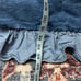 Vintage Ralph Lauren Euro pillow Sham denim medium dark wash