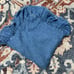Vintage Ralph Lauren Euro pillow Sham denim medium dark wash