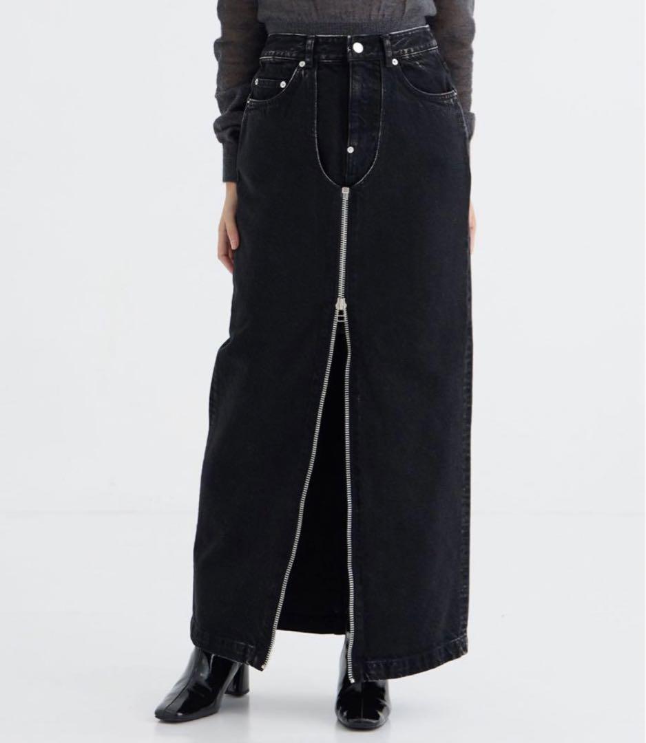 Rigid Denim Stacked Skirt – JOHN LAWRENCE SULLIVAN