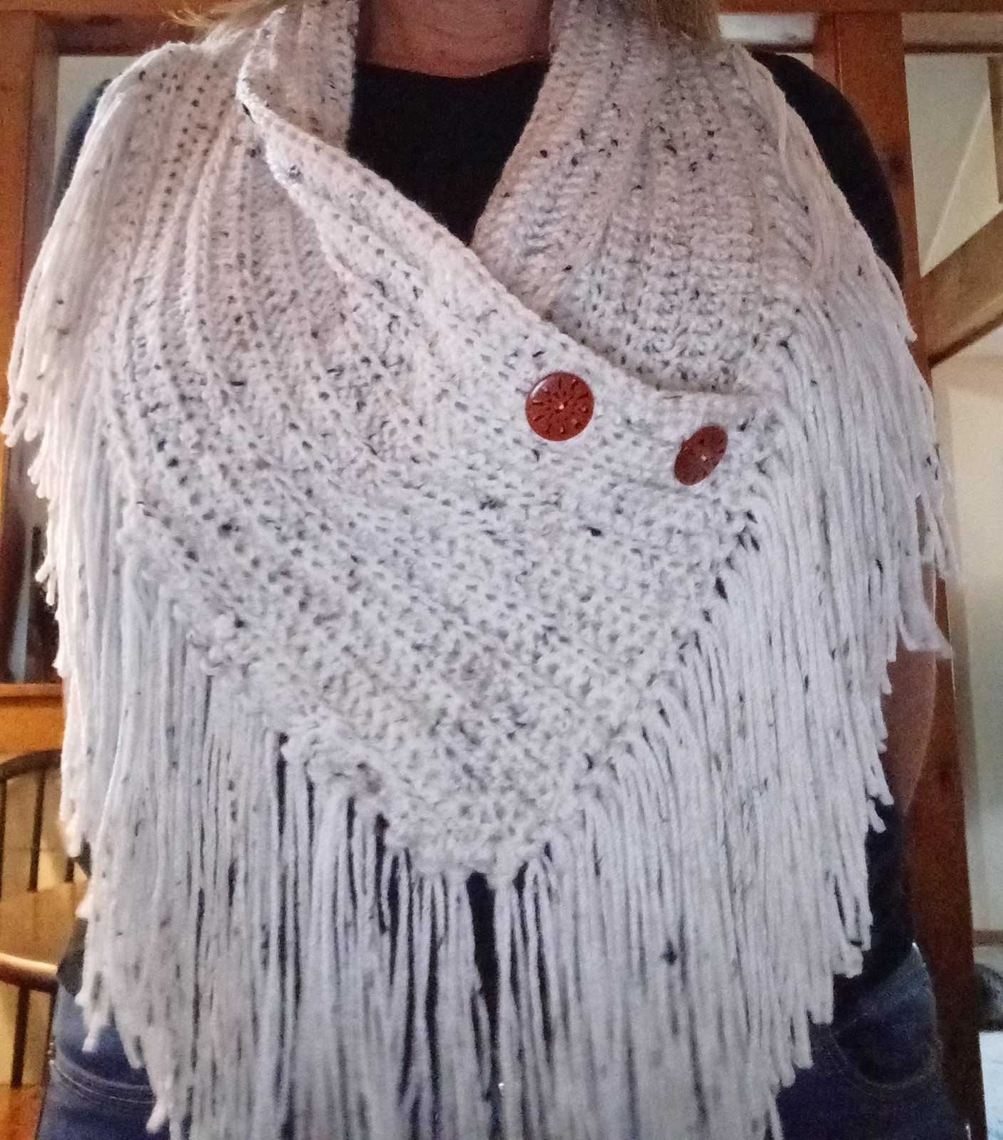 Fringe scarf/shall