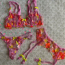 For Love and Lemons Summer Tide lingerie set