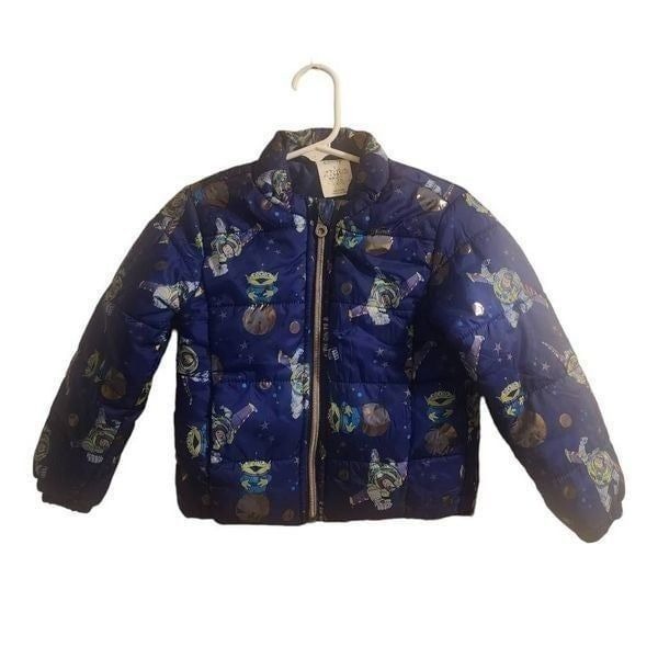 Disney Toy Story Zip Up Toddler Puffer Jacket Size 2 NWOT