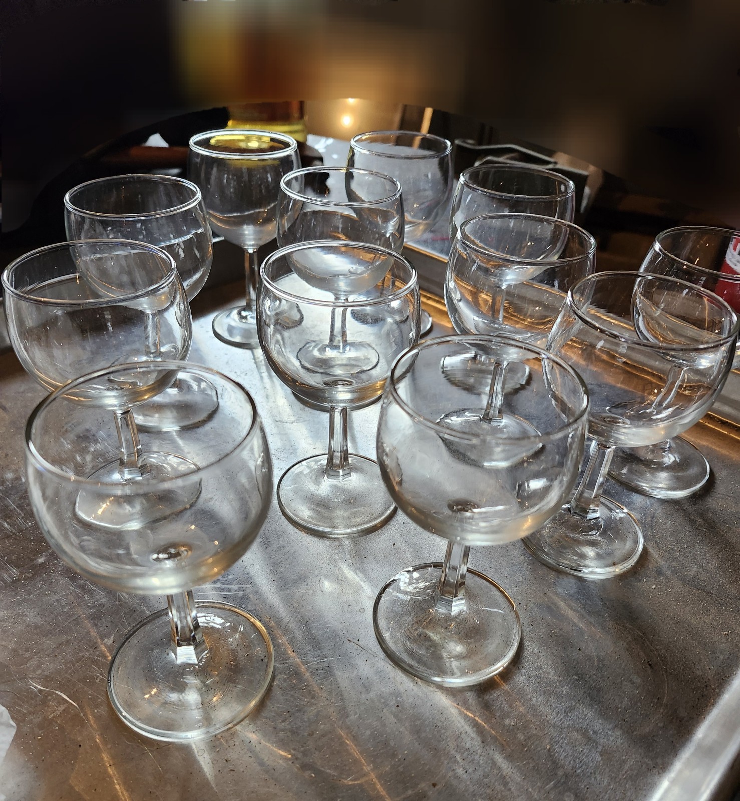 Dozen French Wine glasses