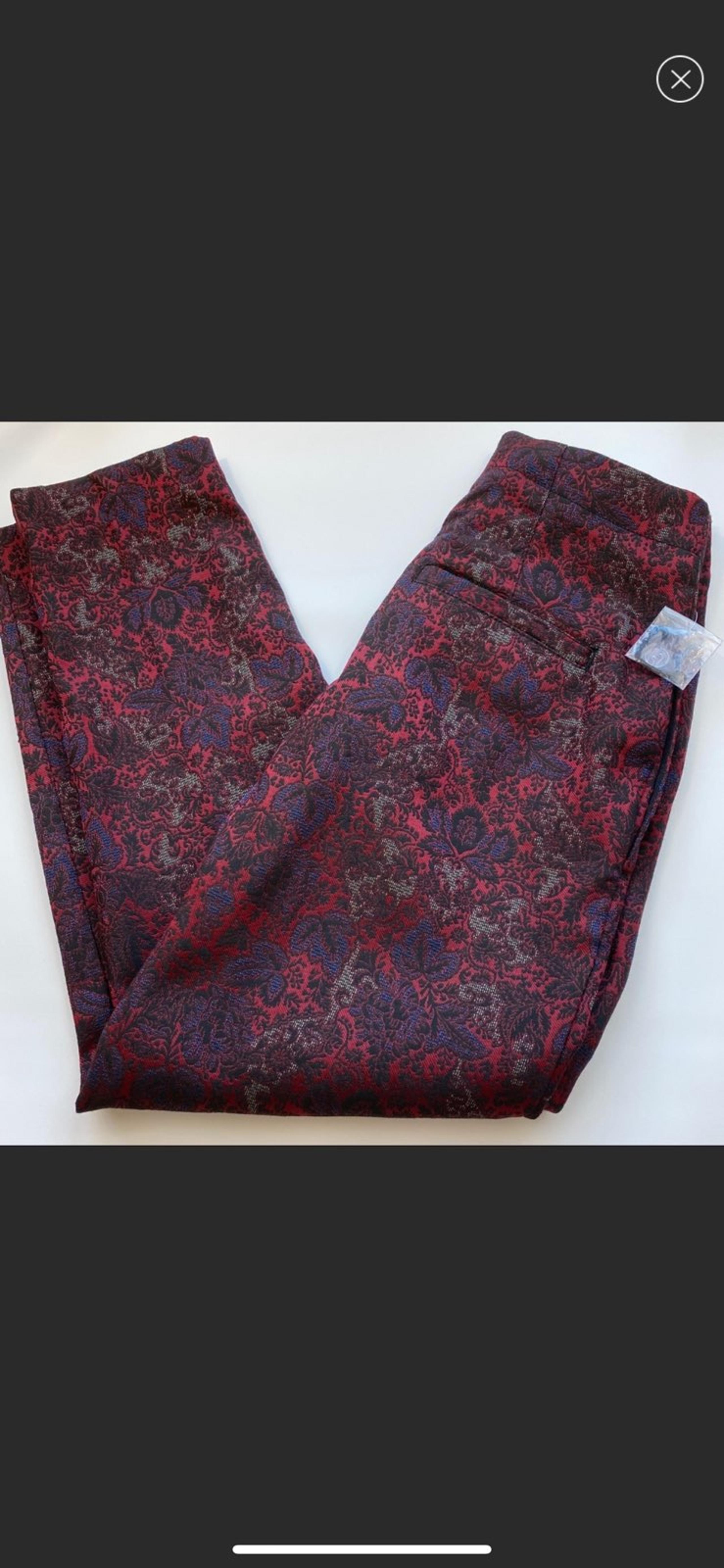 New Free People Brocade Tailored Trouser