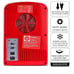 Coca-Cola 6-Can Mini Fridge Cooler/Warmer with Bluetooth Speaker Brand New