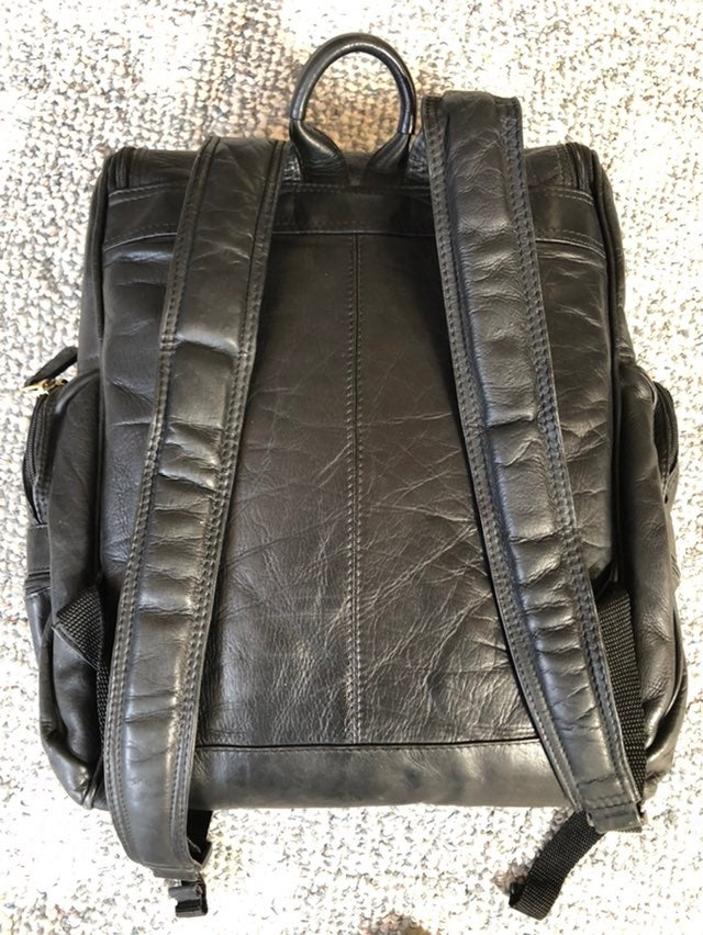 Frye Leather high quality Backpack- Black