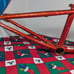 mid school bmx frame Pro Grade Lite Weight Translucent Orange 20in 5lbs Frame