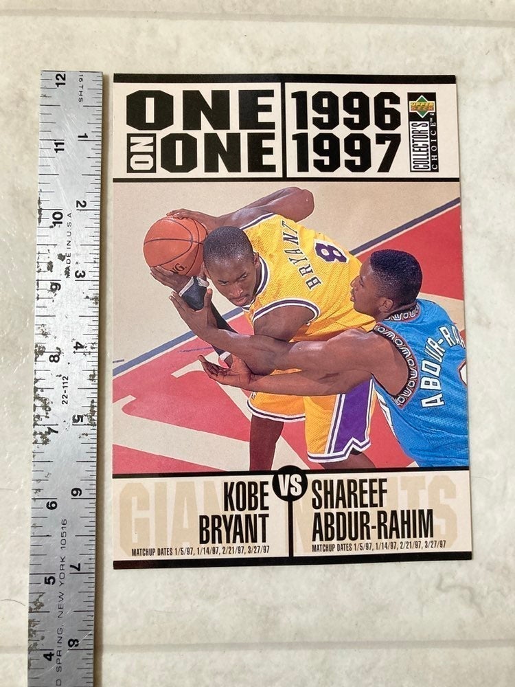 1996-97 CC Kobe Bryant rookie jumbo READ