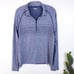 RHONE Celliant Performance Long Sleeve Seamless 1/4 Zip Pullover Shirt size L