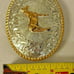 Crumrine Western Horse Belt Buckle