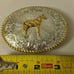 Crumrine Western Horse Belt Buckle