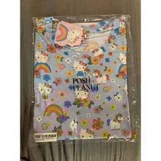 Posh Peanut Springtime blue hello kitty women’s short sleeve scoop neck topXS