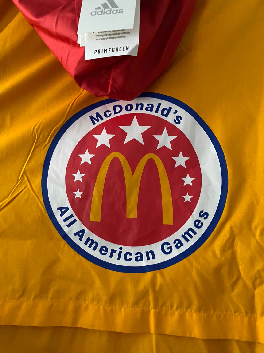 Collab mcdonalds adidas jacket