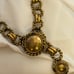 Vintage B & W Gold Chain Belt