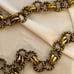 Vintage B & W Gold Chain Belt