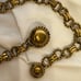 Vintage B & W Gold Chain Belt