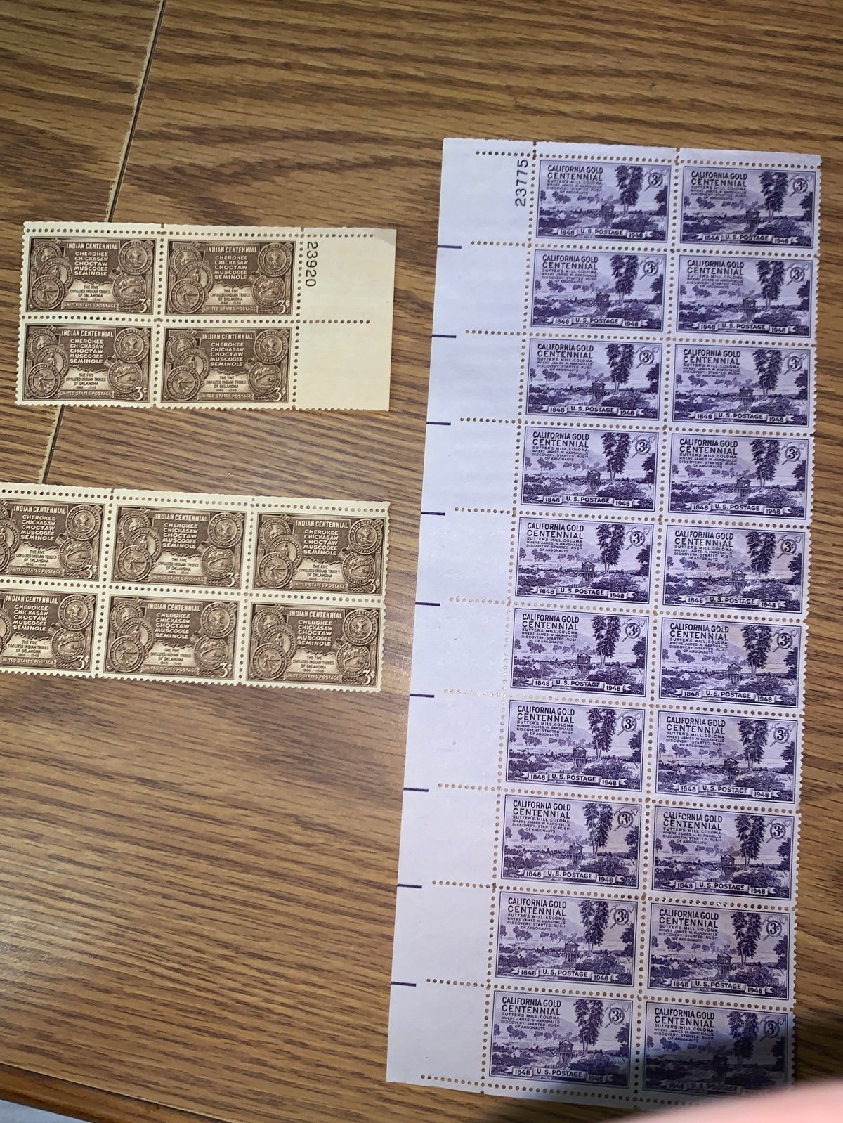 56 Vintage US postage stamps, unused, 4 types